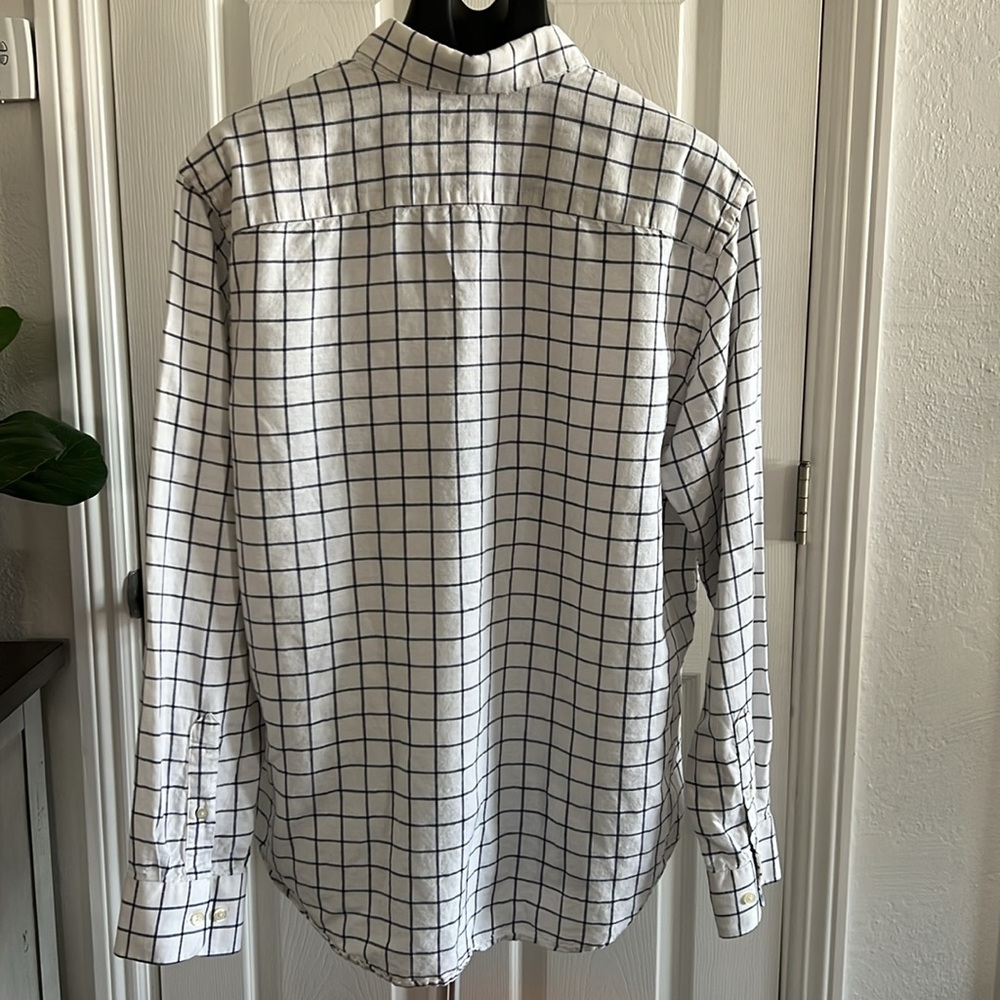 Banana Republic white and blue XL - Picture 3 of 12